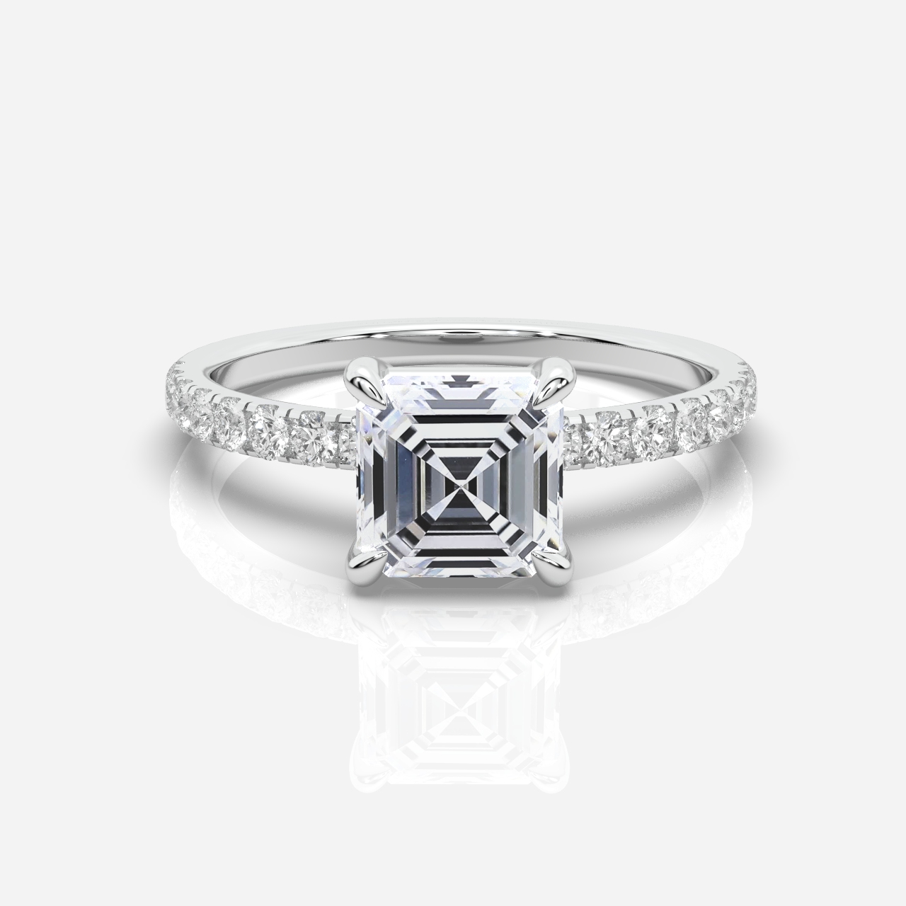 Juliette Diamond Band Asscher